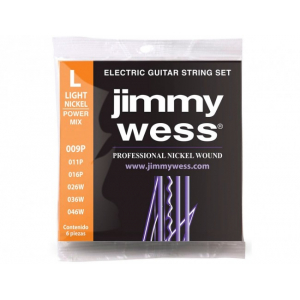 ENC. JIMMY WESS NICKEL 09-46 POWER MIX  JWGE-1009NH