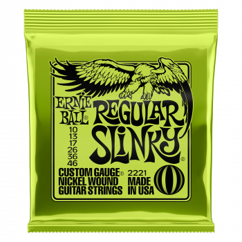 ENC. ERNIE BALL 010 VERDE  2221