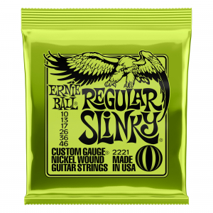ENC. ERNIE BALL 010 VERDE  2221