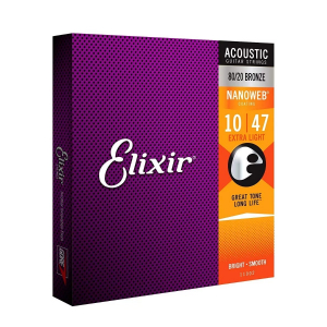 ENC. ELIXIR ACUSTIC NANOWEB CUSTOM LIGHT 10-47 11002