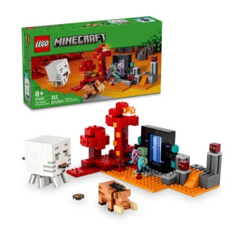minecraft-la-emboscada-en-el-portal-de-nether-lego-21255