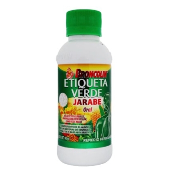 JARABE BRONCOLIN ETIQUETA VERDE C/PROPOLEO 140 ML. Miel de abeja y extractos de plantas