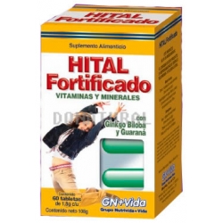 Hital Fortificado Vitaminas y Minerales Tabletas