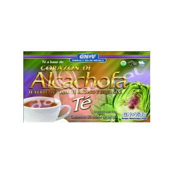 Té GN+V -CORAZON DE ALCACHOFA con 30 sobres