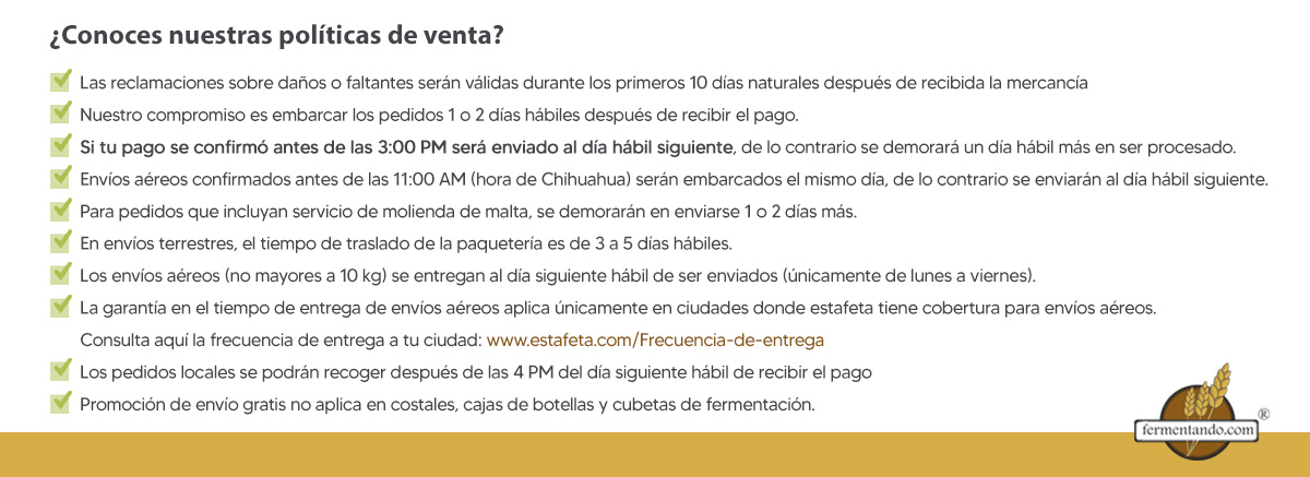 Política de ventas