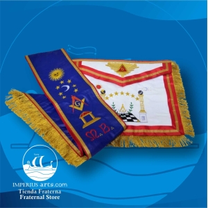 Arreos Maestro Masón - Grado 3° REAyA (Piel)