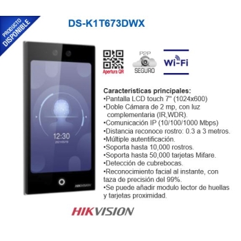 Terminal Facial Min Moe WiFi con pantalla de 7