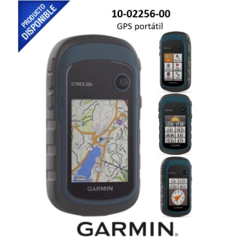 GPS portátil eTrex22x con mapa base precargado, almacena hasta 2000 puntos de interés, e incluye función de cálculo de áreas.