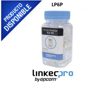 bote-con-100-piezas-de-plug-modular-rj45-cat6-sin-blindaje-chapado-de-oro-a-50-micras-para-durabilidad-extrema-lp-6p