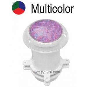 Lámpara Led Plástica Color, con Nicho, 6W, modelo LLN-P-COL-6W