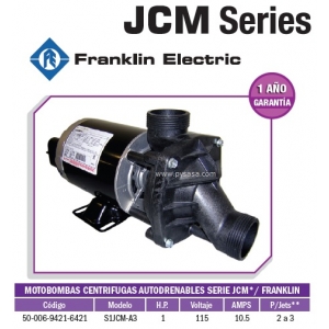 Motobomba JCM 1HP, Modelo S1JCM-A3 - Franklin Electric