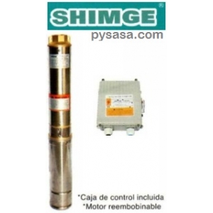 Bomba Sumergible para Pozo Profundo, tipo Lapicero SHIMGE, 4SGm2/4-A, 1/2HP, 127V