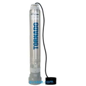 Bomba sumergible multietapas en acero inoxidable Tornado serie KIN 1.1HP, 1 Fase, 115 Volts