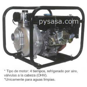 Bomba de Agua Autocebante, con motor a gasolina de 7 HP - HY-CGHP50, 2