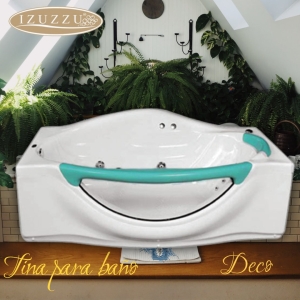 Tina para empotrar marca Izuzzu, modelo Deco