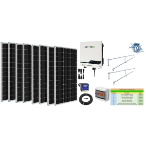 Paquete Solar Fotovoltaico para consumo Bimestral hasta 1345 kWh