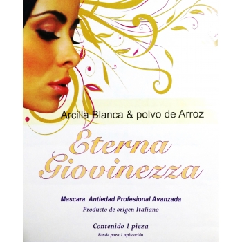 MASCARILLA DE ARCILLA BLANCA & POLVO DE ARROZ