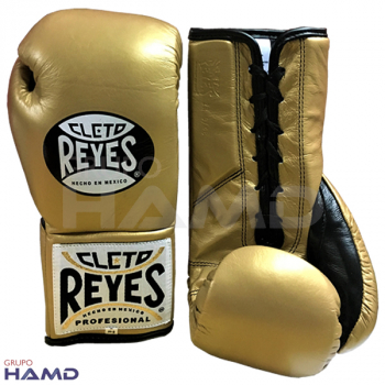 Guantes Box Cleto Reyes Agujeta Dorado 16 Oz