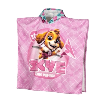 toalla-de-bano-poncho-paw-patrol-skye